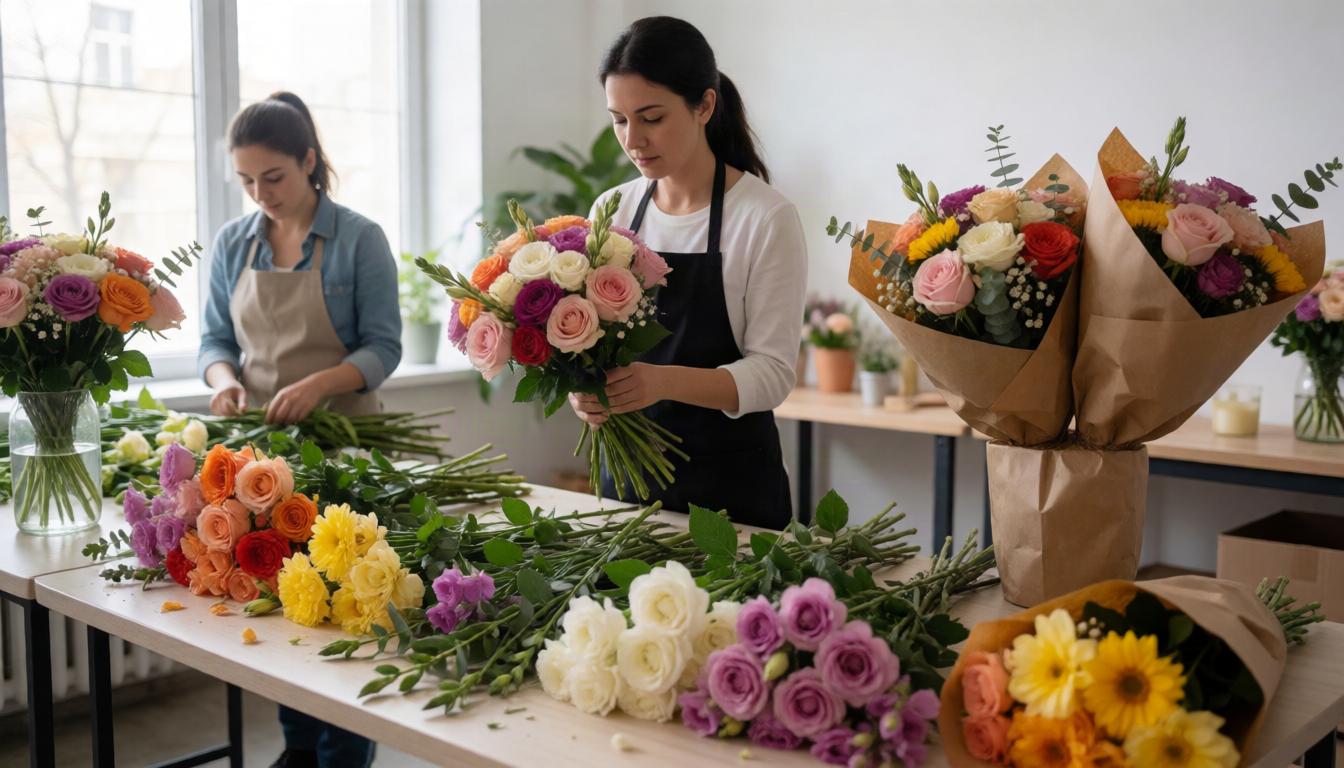Reception flower arrangements